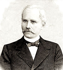 Illustration of Louis Kuhne, pioneer of natural healing.